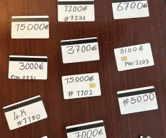 Credit cards, prepaid card and clone cards available