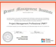 PMP Certificate